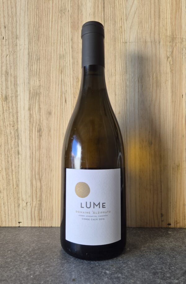Domaine Alzipratu cuvée lume aop calvi vin de balagne vin blanc